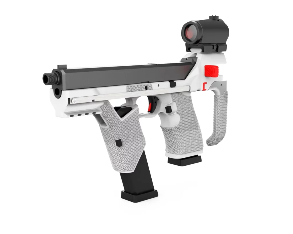 invader pdw white