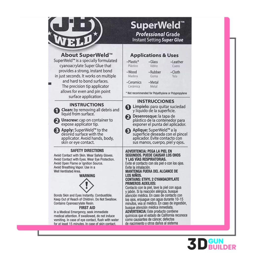 jb weld p80 instructions