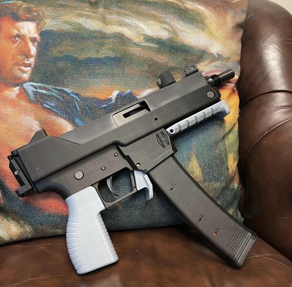 printed saber tooth mac11 9mm