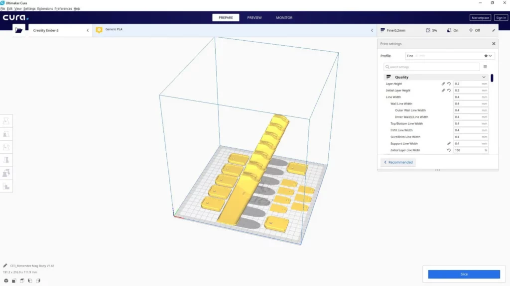 menendez magazine cad 3d stl