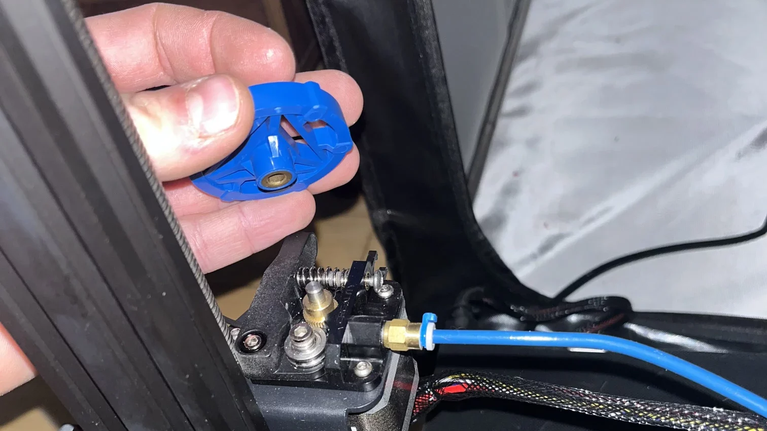 remove extruder knob