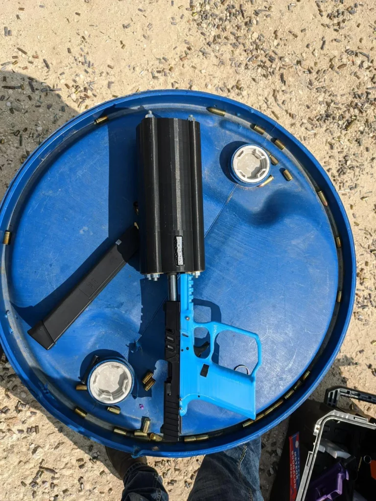 shush puppy 3d print blue