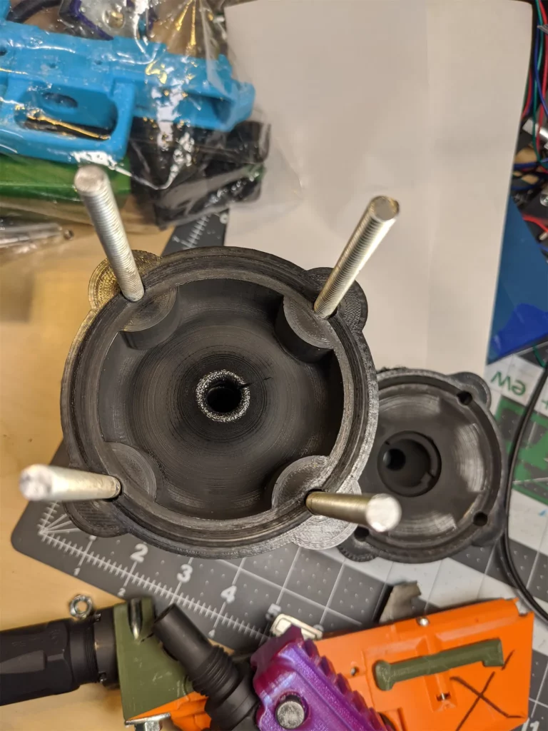 shush puppy overhead view