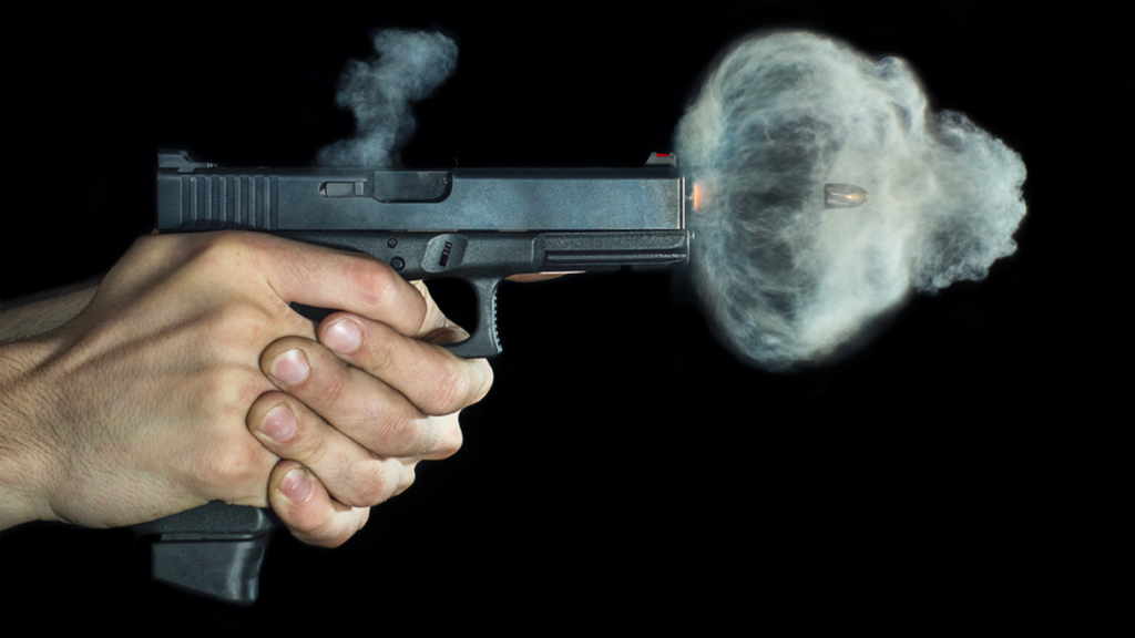 power of glock slow motion