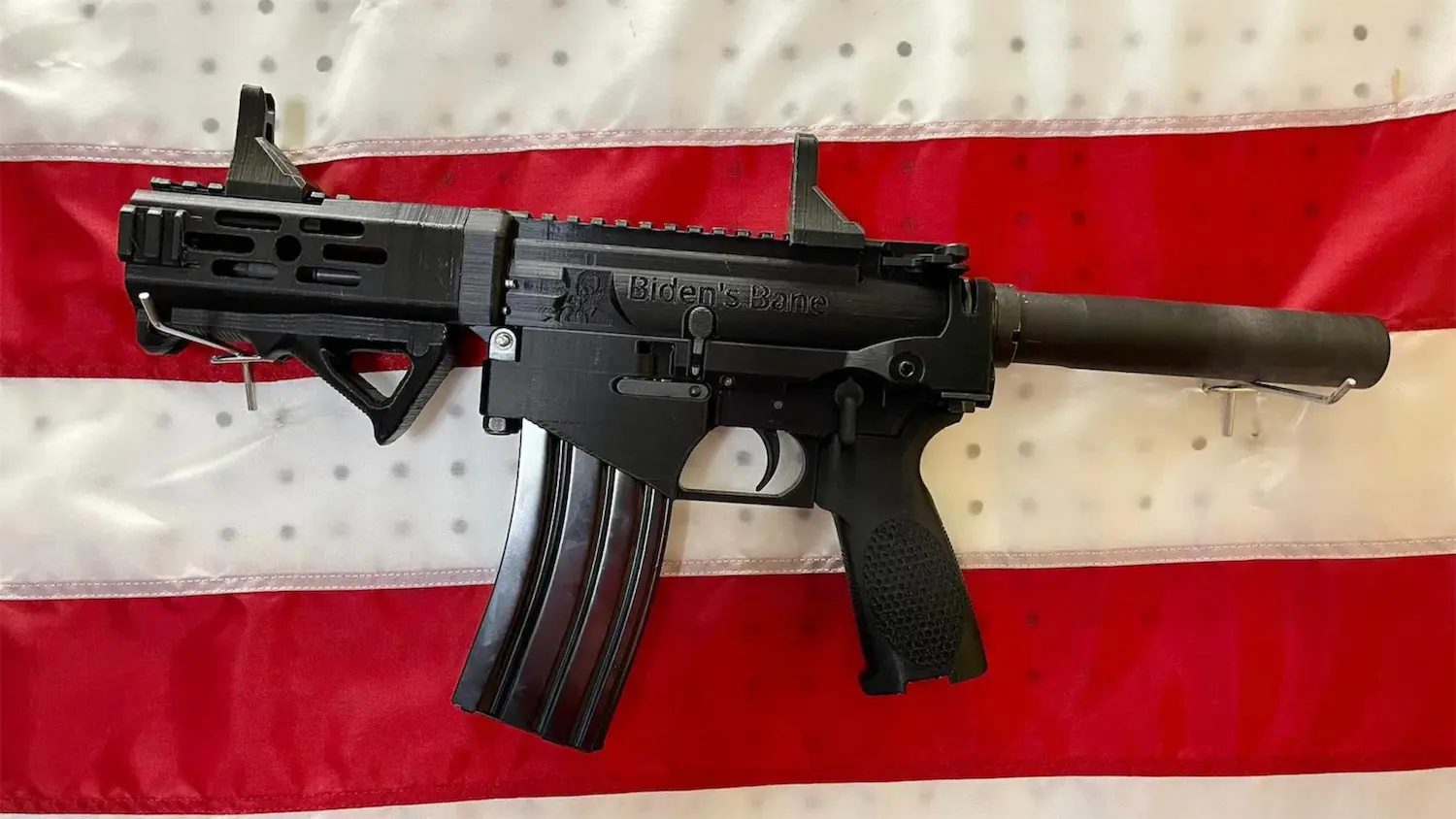 bidens bane ar15 upper 3d printed