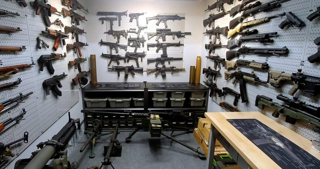 gun display wall storage 4 1