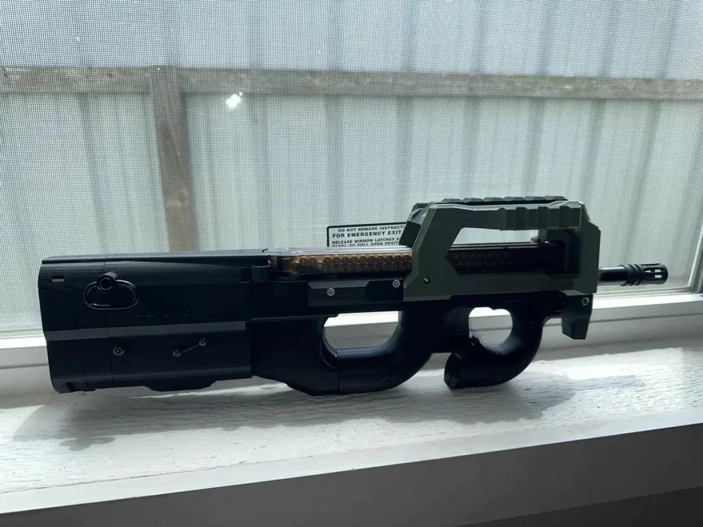 3d printed p90 green