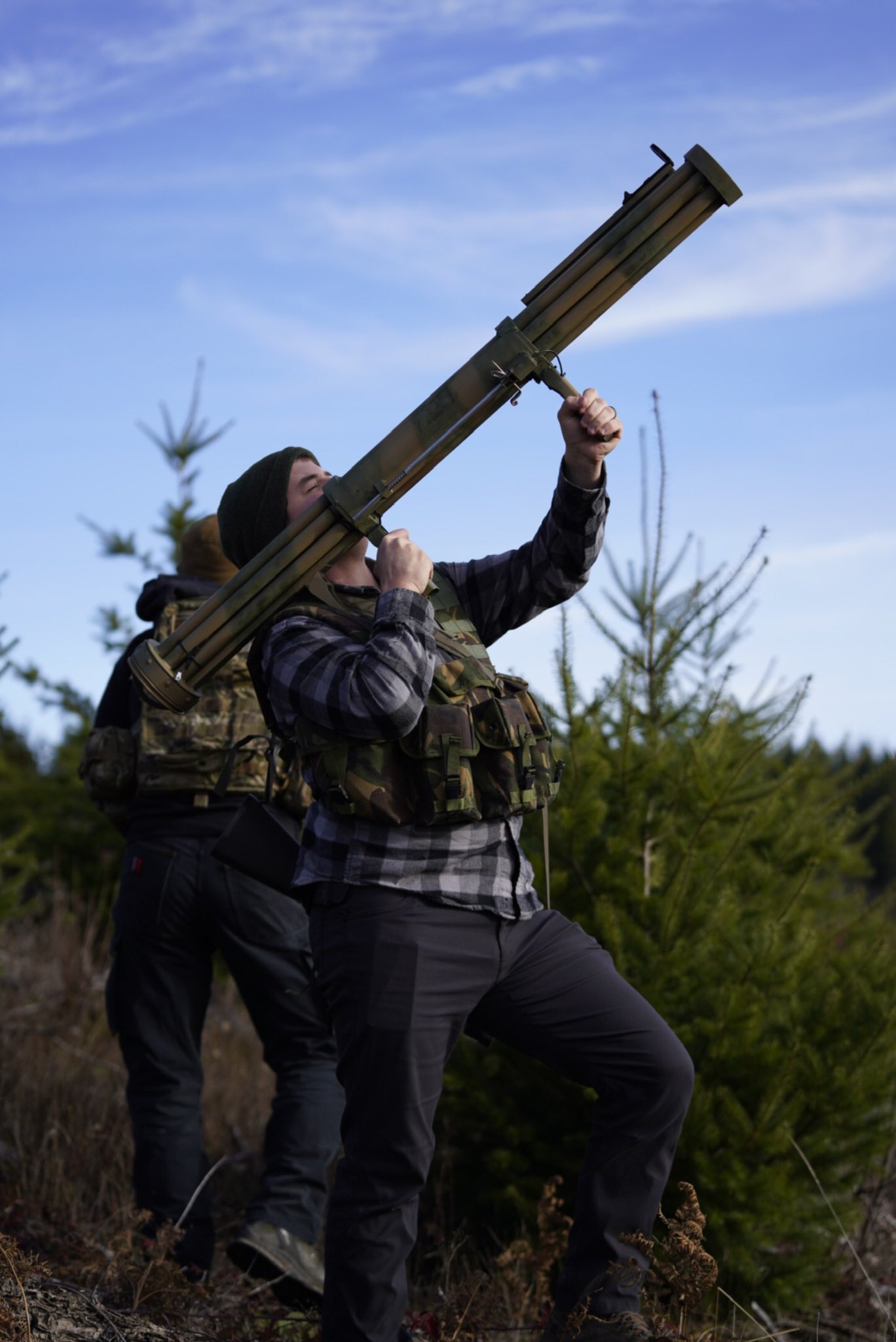 Fliegerfaust 3d rocket testfire