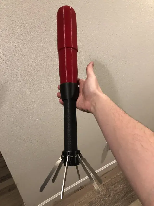 66mm rocket 3d printed m202