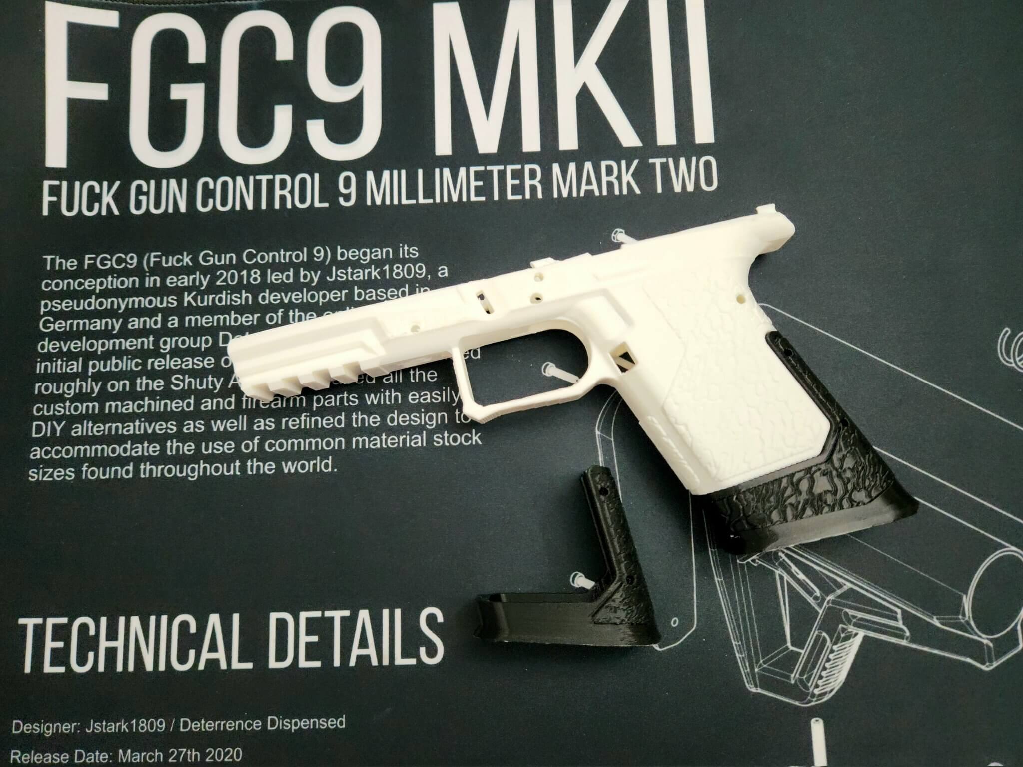 fsp17 3d print black white