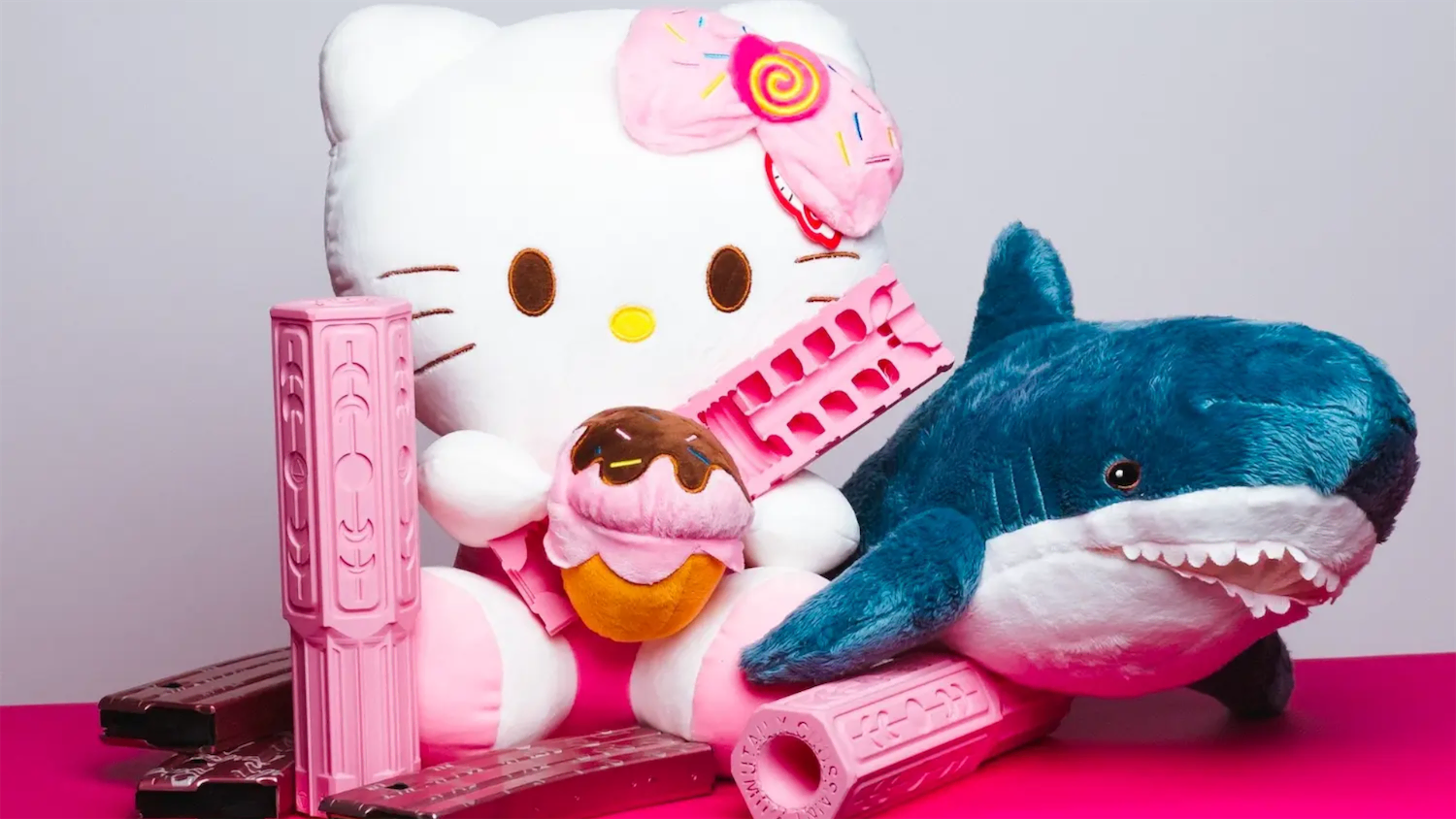 rgb crescent 3d printed suppressor