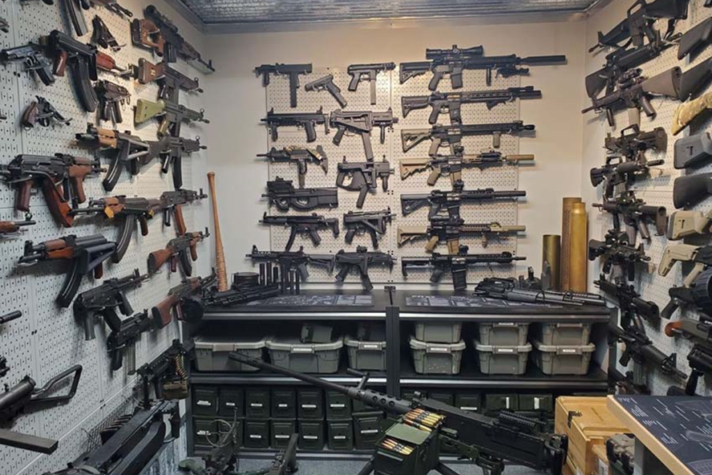 diy pegboard for gun owners