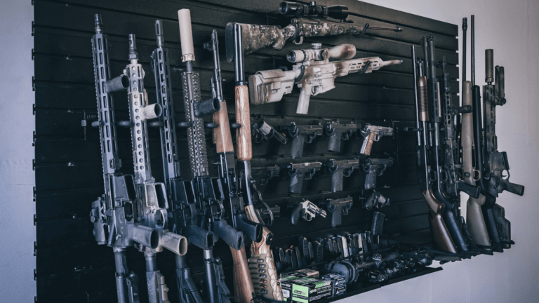 diy gun pegboard