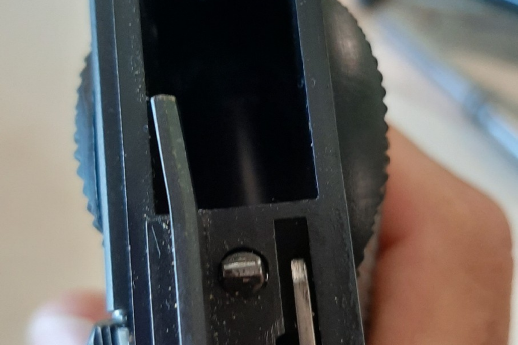 bending ejector to left