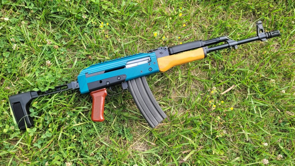 plastikov v4 ak47 blue